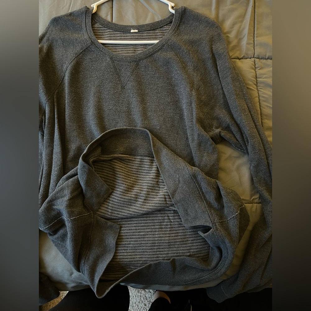 lululemon reversible crewneck